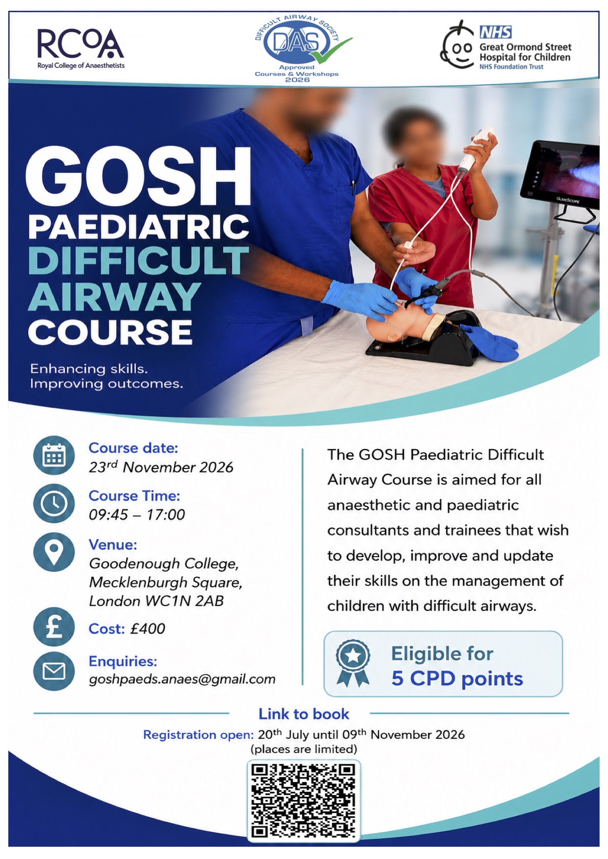 GOSH Paediatric Difficult Airway Course  Event