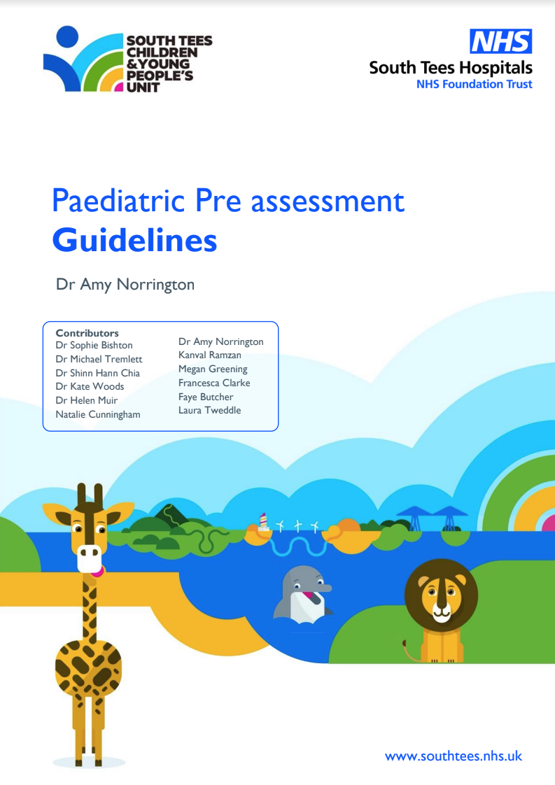 Paediatric Pre-Assessment Guidelines